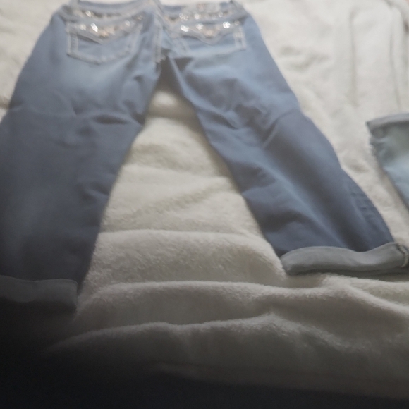 Miss Me Women's Dark Blue Skinny Sz 30 Jeans - Picture 4 of 9